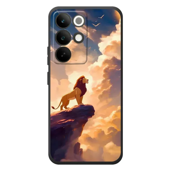 Чохол з принтом «Сімба на скелі» для Realme C85 Pro