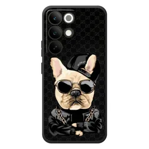 Чехлы с крутыми принтами для RealMe C85 Pro - (PREMIUMPrint) (Стильная собака)