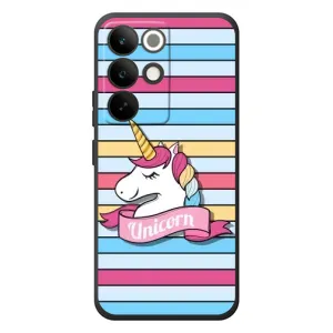 Чехол для Реалми С85 Про - (Единорожки - Новинки) (AlphaPrint) (Unicorn)