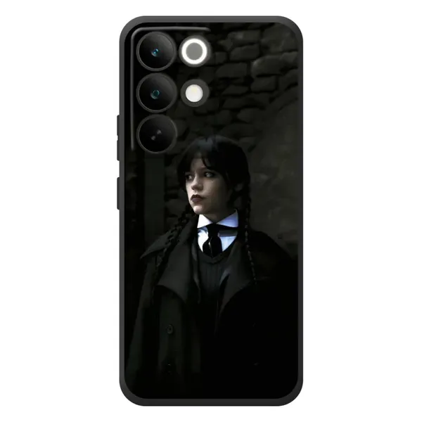 Чехол с принтом «Темный стиль Уэнздей» для Realme C85 Pro