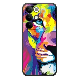 Чехол со Львом для RealMe C85 Pro (VPrint) (Яркий Лев)