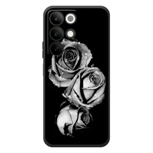 Чохол з картинкою (Стильні) РеалMI C85 - (AlphaPrint) (Чорна троянда)