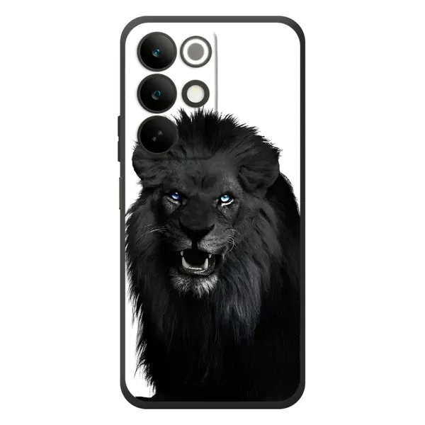Чехол с принтом «Черный ЛЕВ» для Realme C85