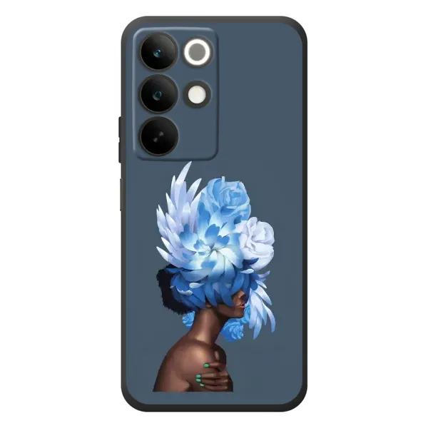 Чохол з принтом «Квіти на голові» для Realme C85