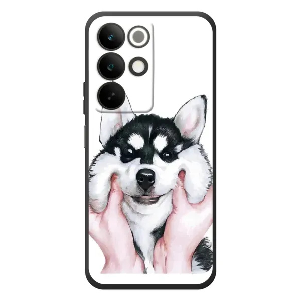 Чехол с принтом «Довольный Хаски» для Realme C85