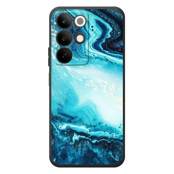 Чохол з принтом «Блакитний мрамор» для Realme C85