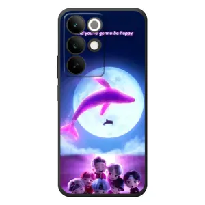 Чехлы BTS для RealMe C85 (AlphaPrint) (КИТ BTS)