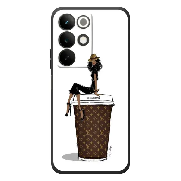 Чохол з принтом «кава LOUIS VUITTON» для Realme C85 Чохол з принтом «кава LOUIS VUITTON» для Realme C85