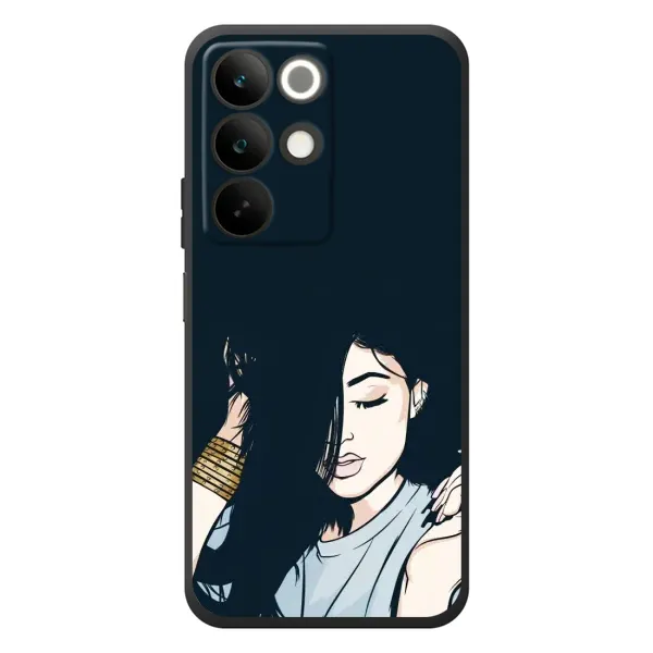 Чехол с принтом «Красивая девочка» для Realme C85