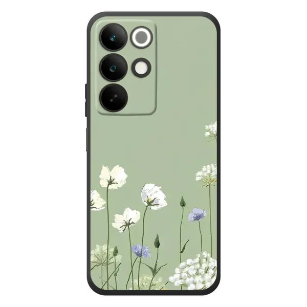 Чохол з принтом «Квіти на зеленому» для Realme C85