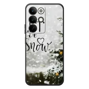 Новорічні, Святкові Чохли для RealMe C85 - 2024 год (Let it snow)