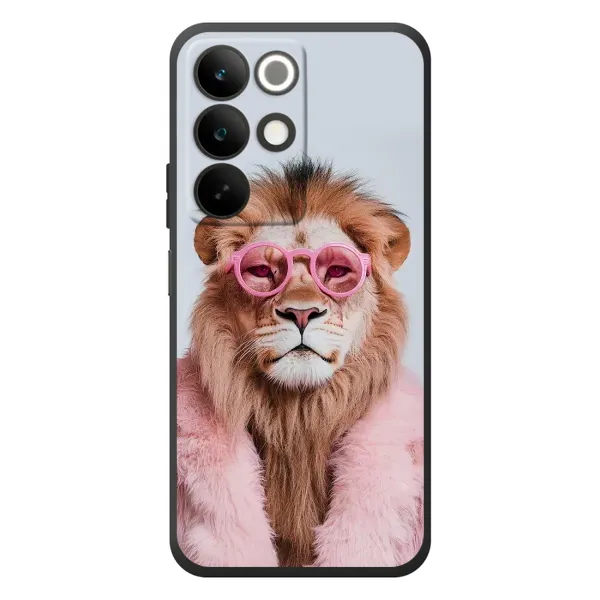 Чехол с принтом «Лев в очках» для Realme C85