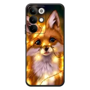 Чохли з картинкою Лисичка для RealMe C85 (VPrint) (Лисичка в гірляндах)