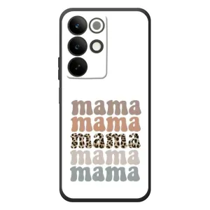 Чехлы для мамы на RealMe C85 (Текстовый коллаж мама)