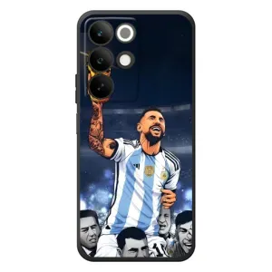 Чохли для RealMe C85 (Leo чемпіон) (AlphaPrint) (Мессі з кубком)