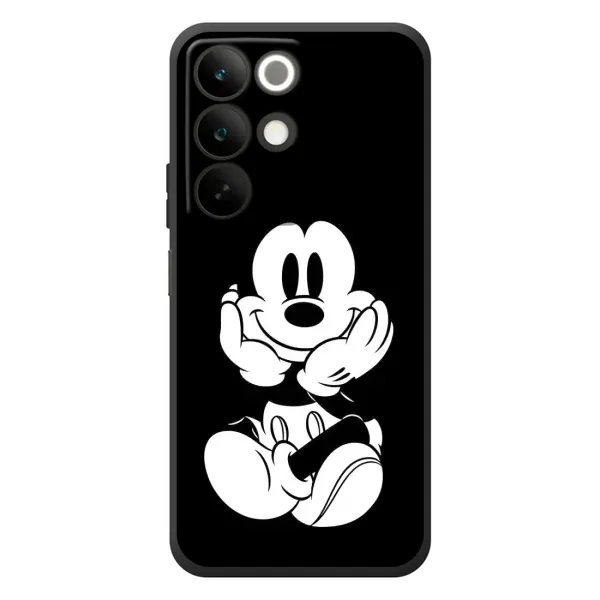 Чохол з принтом «Маус на чорному» для Realme C85