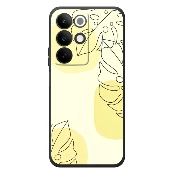 Чохол з принтом «Жовта монстера арт» для Realme C85