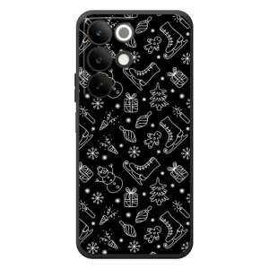 Новорічні, Святкові Чохли для RealMe C85 - 2024 год (Новорічний фон)