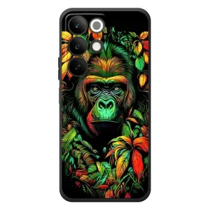 Чохол з Мавпами RealMe C85 - (AlphaPrint) (Мавпа в квітах)
