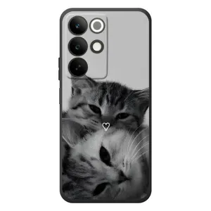 Чехол с рисунком кот на RealMe C85 (Пара котов)