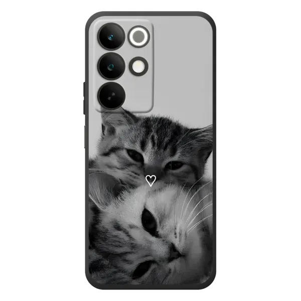 Чохол з принтом «Пара котів» для Realme C85