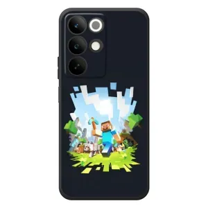 Чохол Майнкрафт на RealMe C85 (AlphaPrint) Minecraft (персонажі Minecraft)