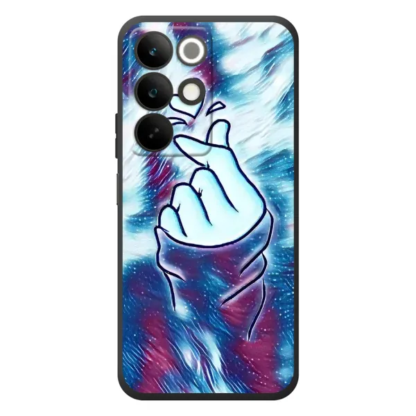 Чохол з принтом «Радужне серце» для Realme C85
