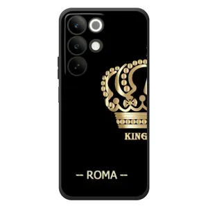 Чехлы для RealMe C85 (VPrint) - Футбольные клубы (Roma)