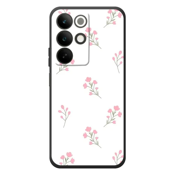 Чохол з принтом «Рожеві квіти» для Realme C85