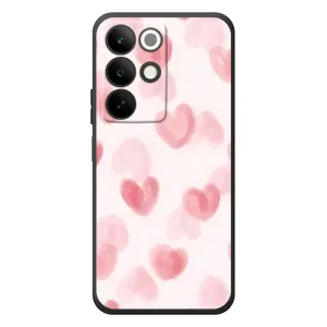 Чехол с принтом «Розовые сердечки» для Realme C85