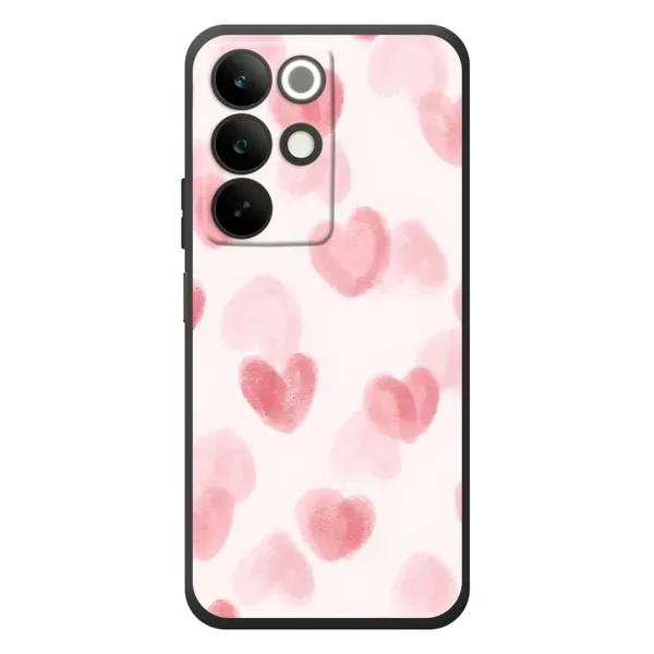 Чехол с принтом «Розовые сердечки» для Realme C85