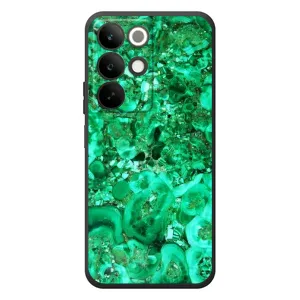 Мраморний чехол на RealMe C85 (VPrint) (Салатовий Мрамор)