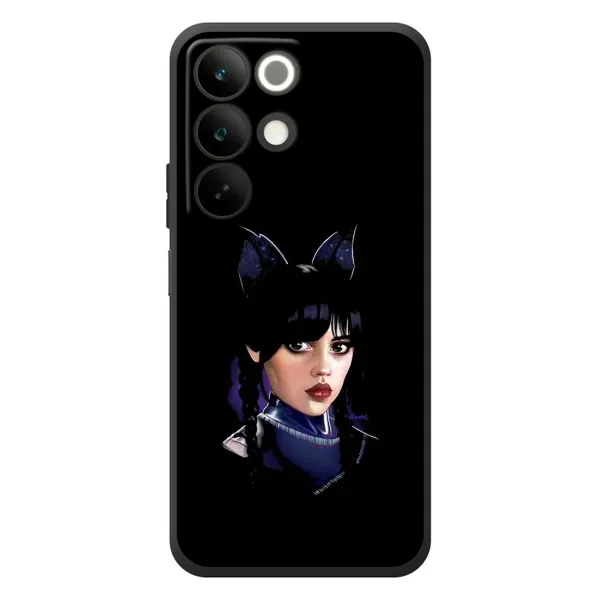 Чохол з принтом «серйозна Венздей» для Realme C85