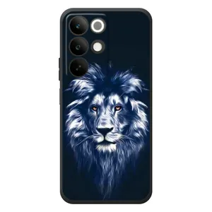Чохол з картинкою ЛЕВ для RealMe C85 (VPrint) (Синій Лев)
