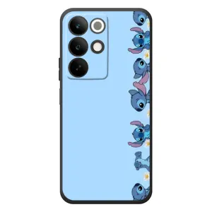 Чохол з принтом Стіч на Realme C85 (Стіч фон)