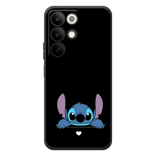 Чохол з принтом «Стіч на чорному» для Realme C85