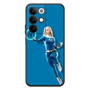 Чохол з принтом Фантастична четвірка для RealMe C85 (Сью Сторм політ)