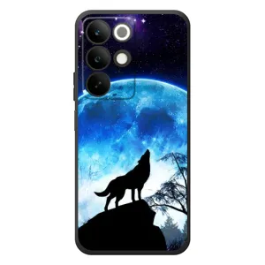 Захисні чохли для РеалMI C85 (AlphaPrint) (ХІТ продаж) ВОВК (Вовк на місяць)