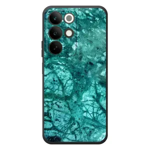 Мраморний чехол на RealMe C85 (VPrint) (Зелений мрамор)