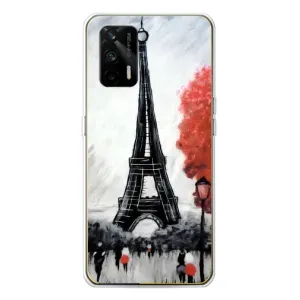 Чохол Ейфелева Вежа Realme GT 5G - (AlphaPrint) (Вежа в Парижі)