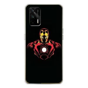 Чохли з героями Марвел Realme GT 5G (VPrint) (Залізна людина)