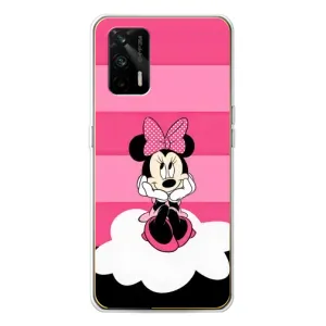 Міккі Маус чохол для Realme GT 5G (AlphaPrint - Мультяшні) (Дівчинка Maus)