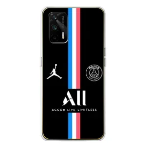Чохли PSG для Realme GT 5G (AlphaPrint) (футболка ПСЖ)
