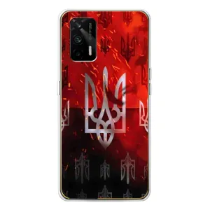 Украинские Чехлы для Realme GT 5G с картинкой УПА (AlphaPrint) (ГЕРБ УПА)