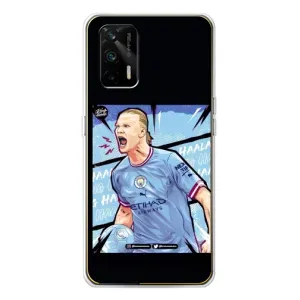 Чохли з футболістом Ерлінг Холанд для Realme GT 5G (AlphaPrint) (гол Ерлінг Холанд)