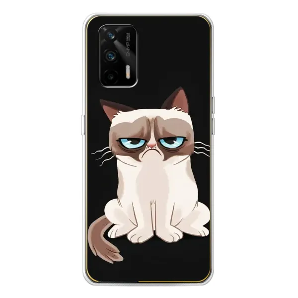 Чохол з принтом «Сумний кіт» для Realme GT 5G Чохол з принтом «Сумний кіт» для Realme GT 5G