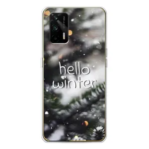 Новорічні, Святкові Чохли для Realme GT 5G - 2024 год (Hello winter)