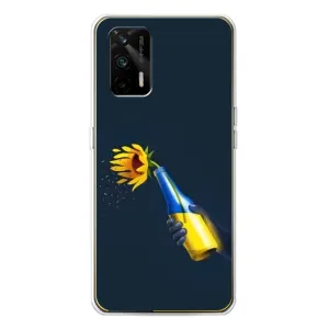 Чехол для Патриота Украины Realme GT 5G - (AlphaPrint) (Коктейль молотова)