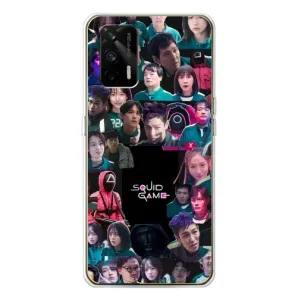 Чохол з принтом «Колаж Гра кальмара» для Realme GT 5G