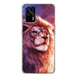 Чохол з картинкою ЛЕВ для Realme GT 5G (VPrint) (Красочний Лев)